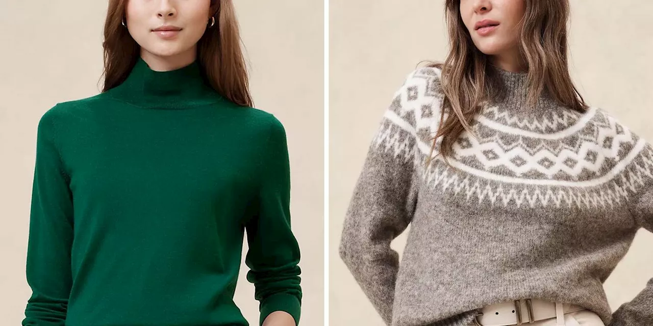 Banana Republic’s Double-Discount Sale Includes Holiday-Perfect Sweaters From $19