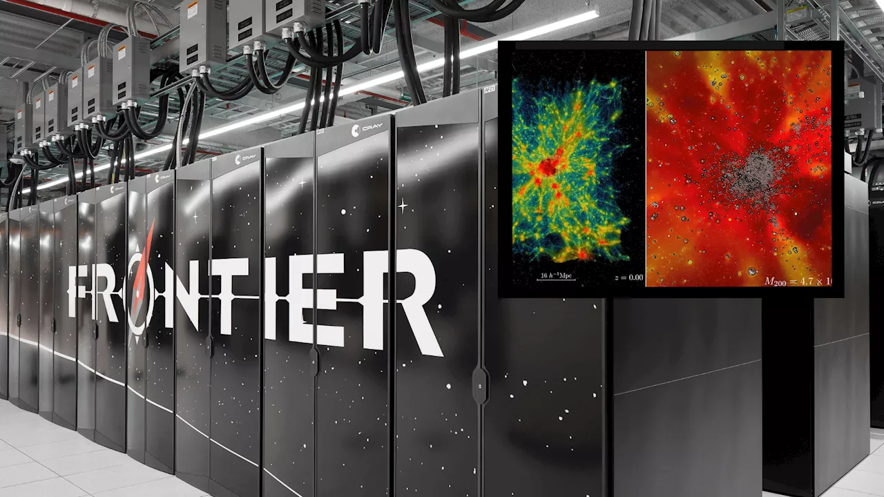 Frontier supercomputer achieves largest-ever exascale universe simulation