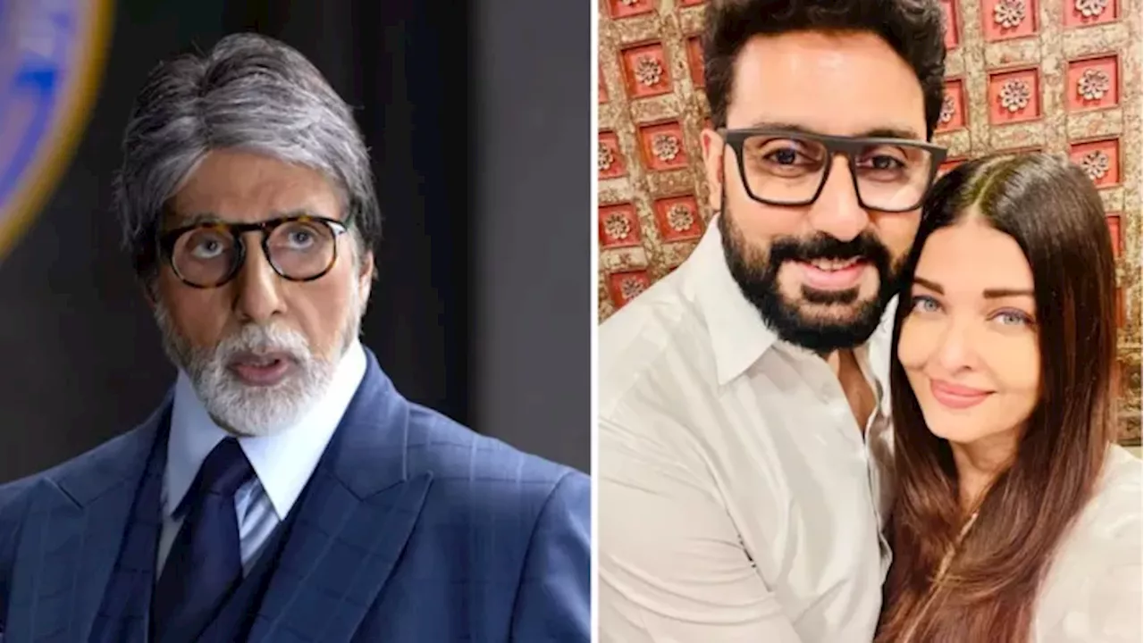 'अलग होकर जीवन,' Amitabh Bachchan ने बेटे अभिषेक बच्चन और बहू Aishwarya Rai के तलाक की खबरों पर तोड़ी चुप्पी?