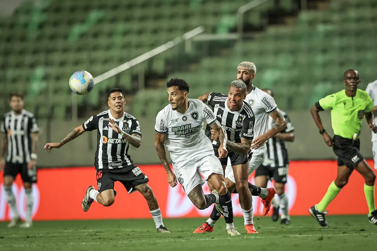 Em 'ensaio' para final da Libertadores, Atlético-MG e Botafogo empatam sem gols pelo Brasileirão