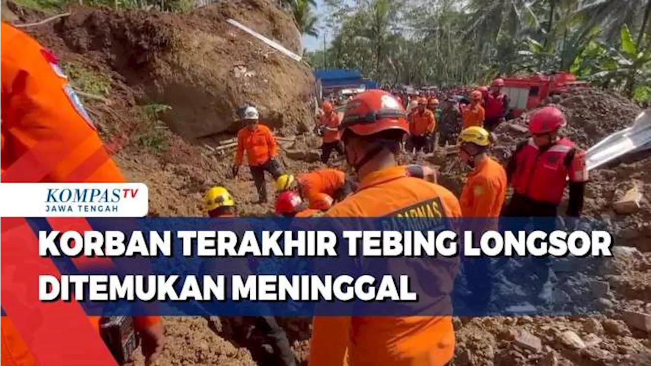 Korban Terakhir Tebing Longsor Ditemukan Meninggal