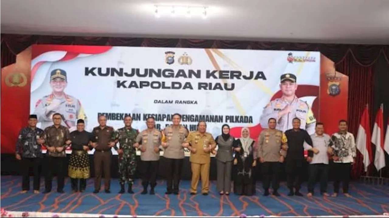 Kunker ke Rokan Hulu, Kapolda Riau Beri Pembekalan Kesiapan Pengamanan Pilkada