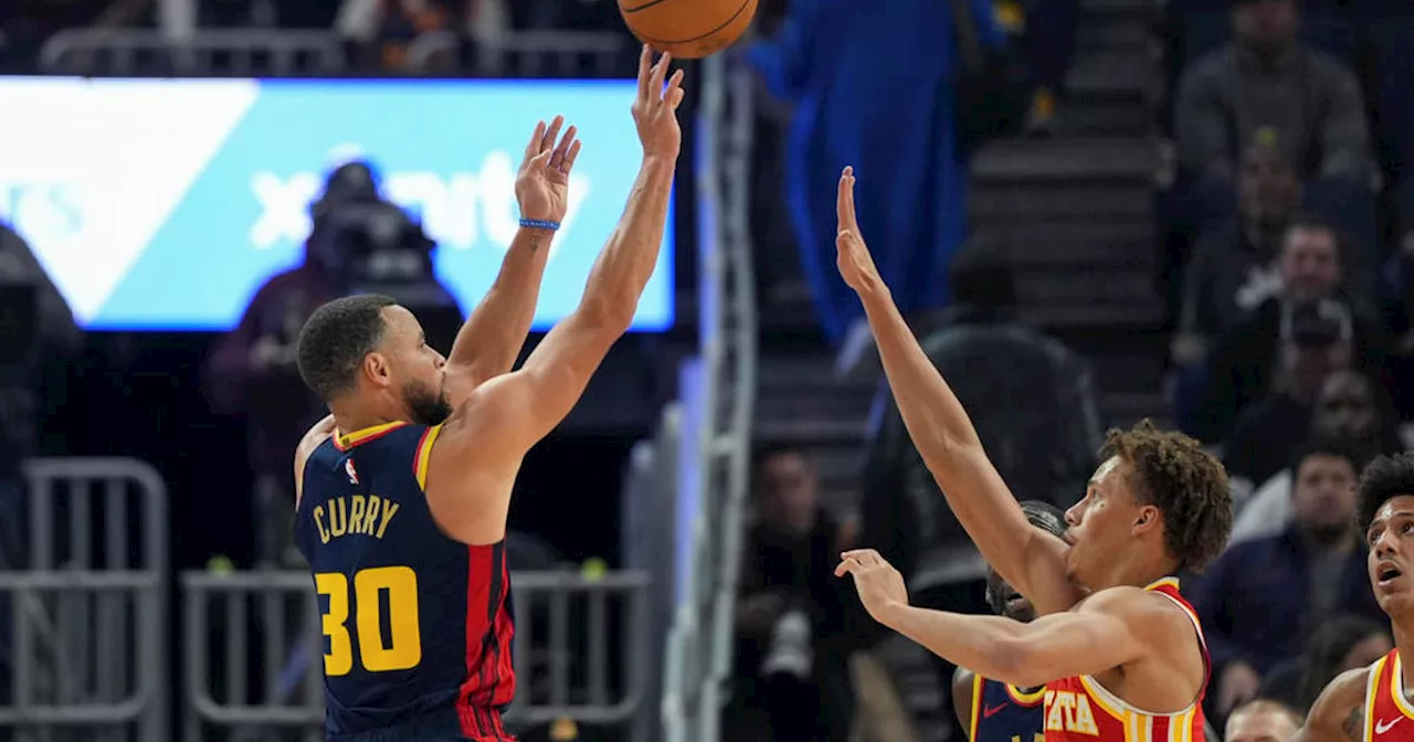 Andrew Wiggins scores 27 points, Stephen Curry adds 23 as Warriors beat Hawks 120-97