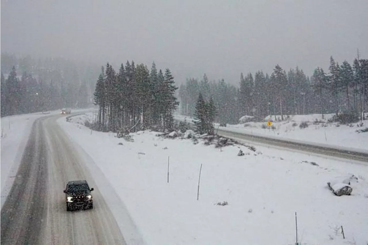 Rain and snow pummel Northern California in latest wave of damaging weather to strike West Coast