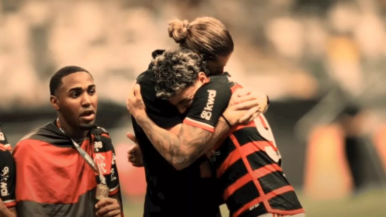 Gabigol publica vídeo de bastidores de título do Flamengo