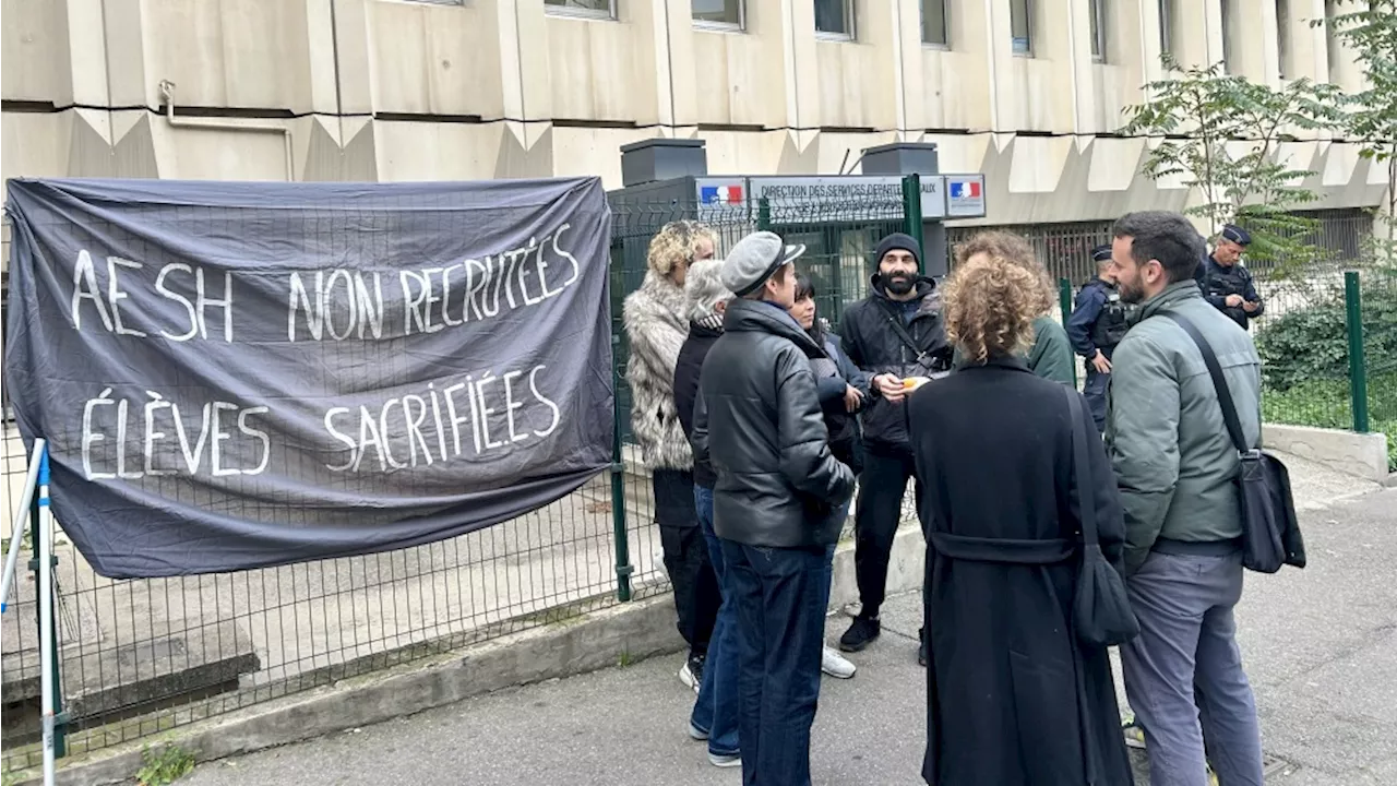 Au lycée Saint-Exupéry à Marseille, les personnels réclament des accompagnants pour leurs élèves handicapés