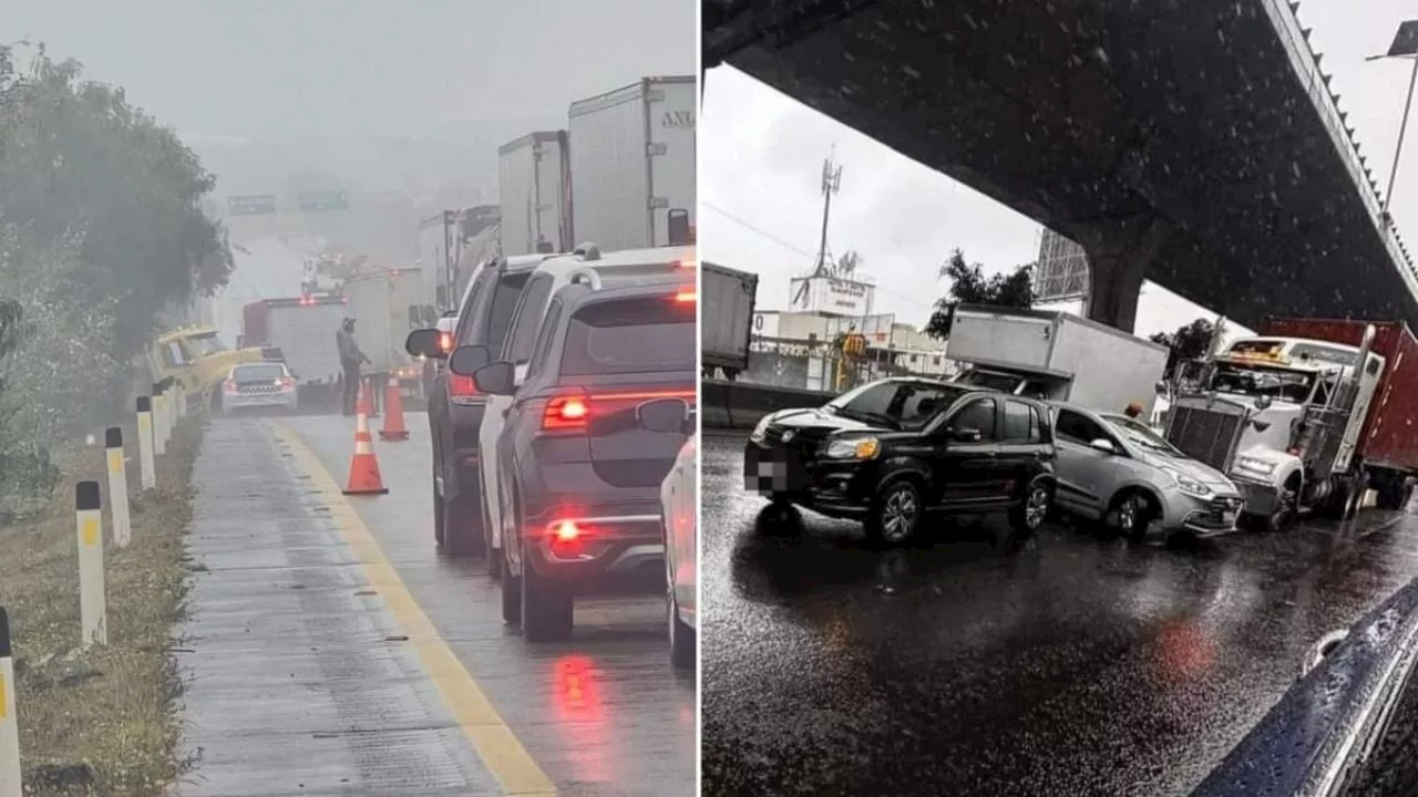 Autopista México-Querétaro: continúa caos vial de 50 kilómetros