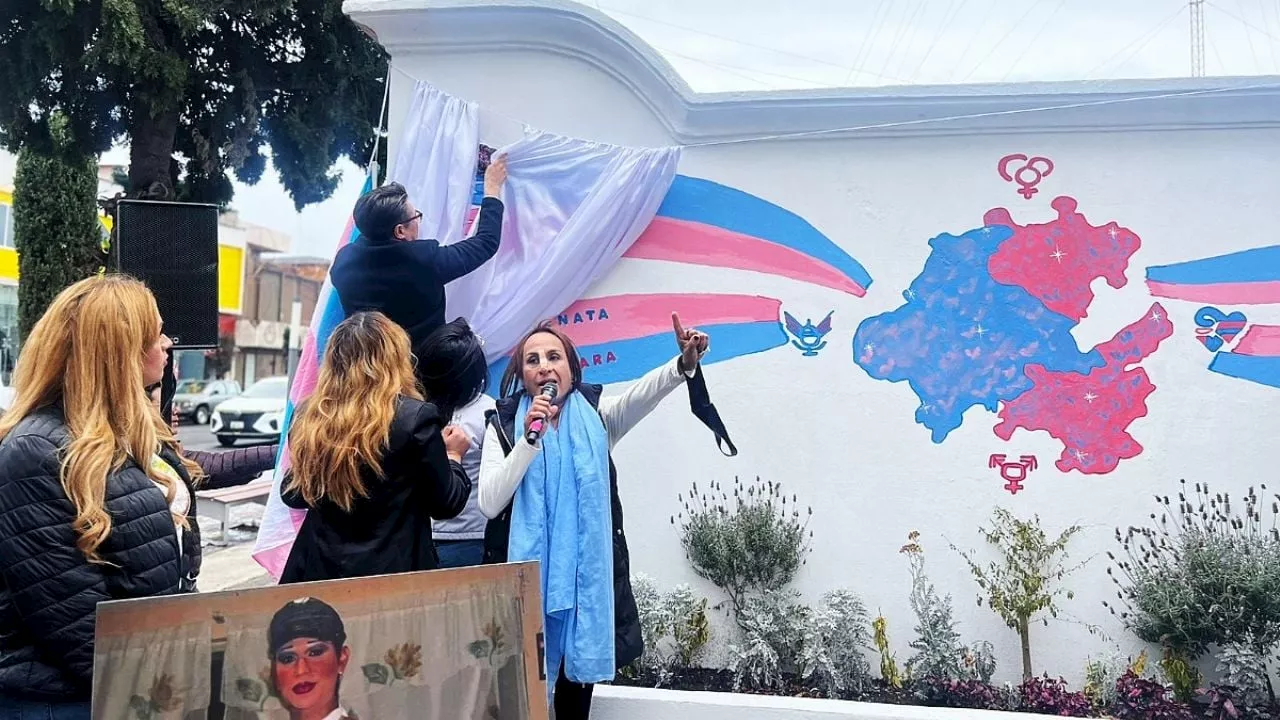 Con mural recuerdan a víctimas de crímenes de odio en Día de la Remembranza Trans