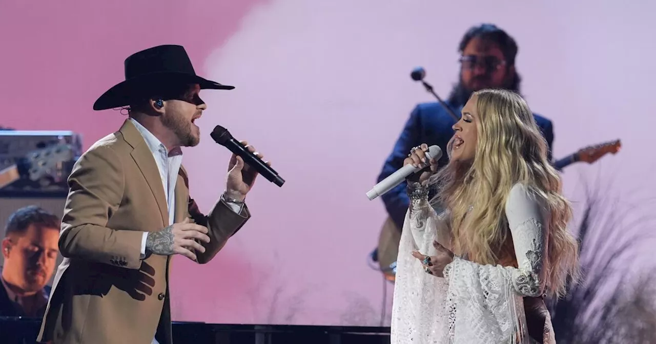 Carrie Underwood, Cody Johnson sing surprise duet at 2024 CMA Awards