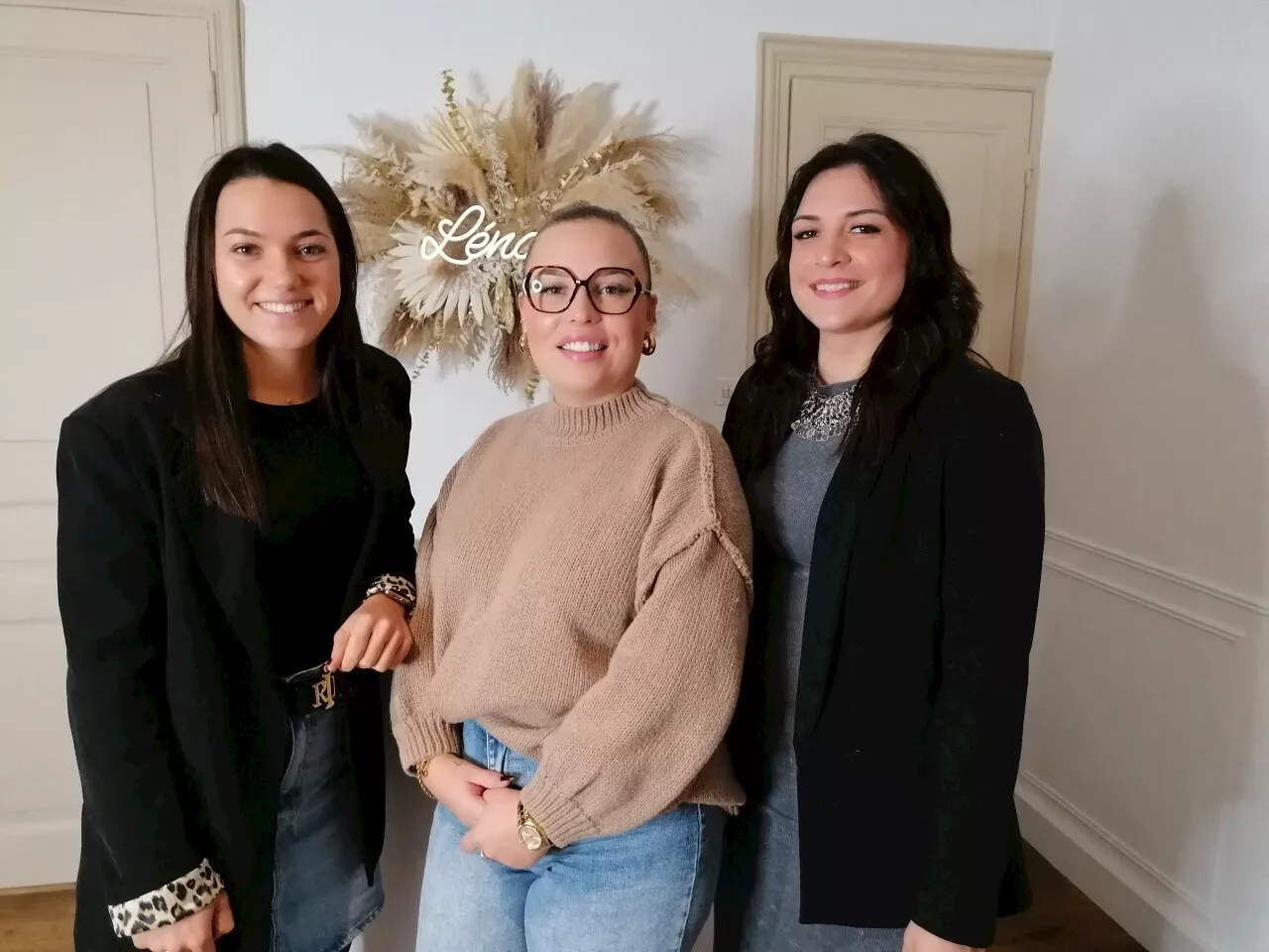 Clara, Lorie et Chloé ont créé Lénaël, un salon de beauté privatif à Fougères