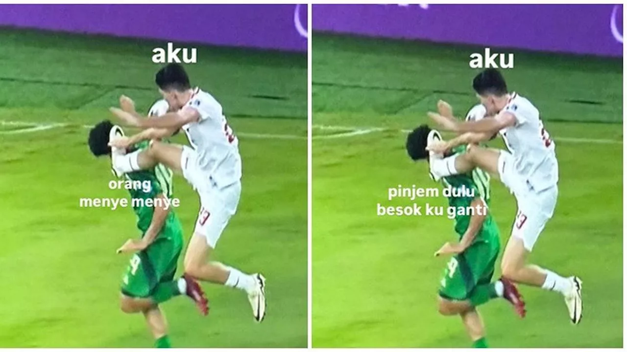 6 Meme Justin Hubner Ini Kocak, Disebut Netizen Preman Lapangan