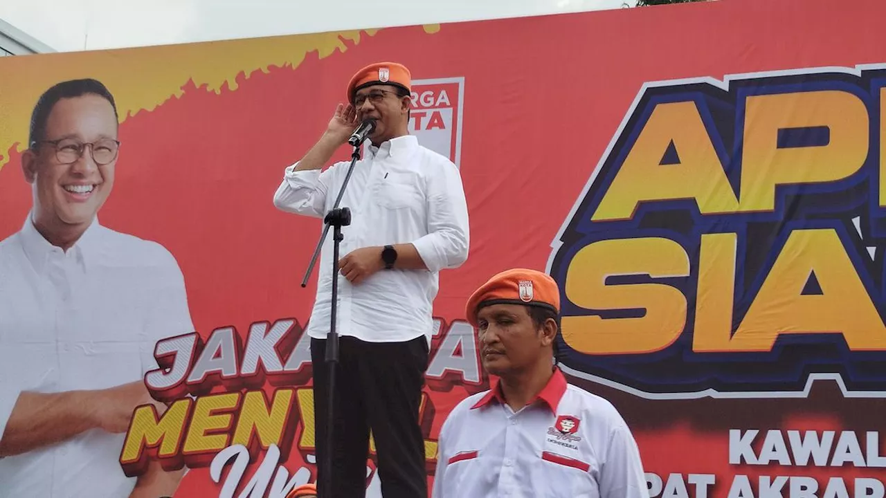 Ajak Dukung Pramono-Rano, Anies: Bismillah, 27 November Tanda Keberlanjutan Program Jakarta