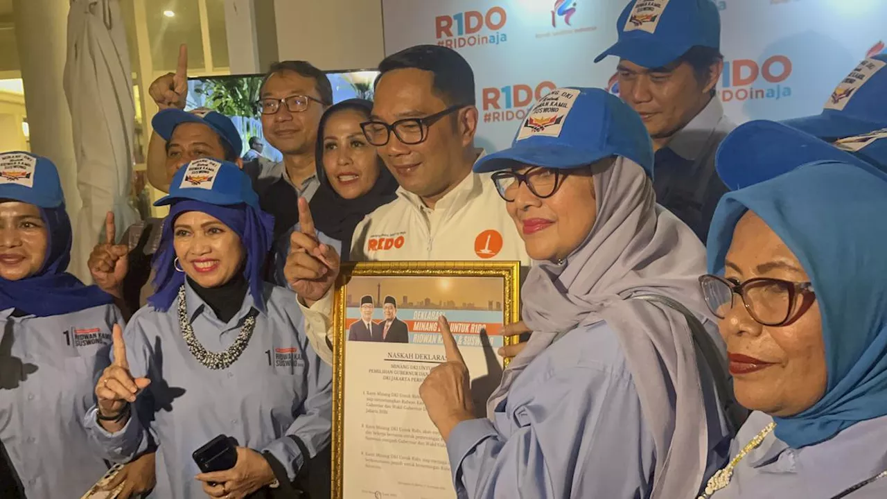 Anies Dukung Pramono-Rano, Ridwan Kamil: Dua Wagubnya ke Sini