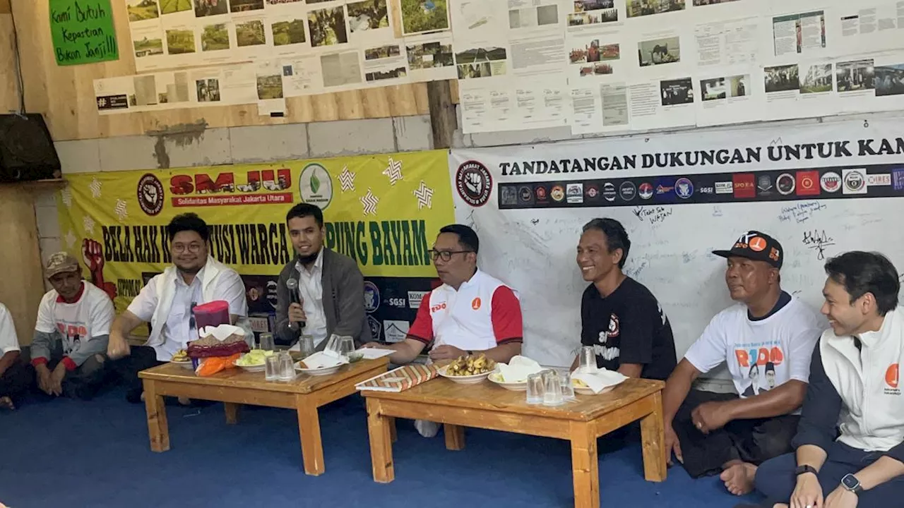 Ridwan Kamil Tawarkan Warga Kampung Bayam Program Pertanian Kota: Nanti Saya Bikin Pergub