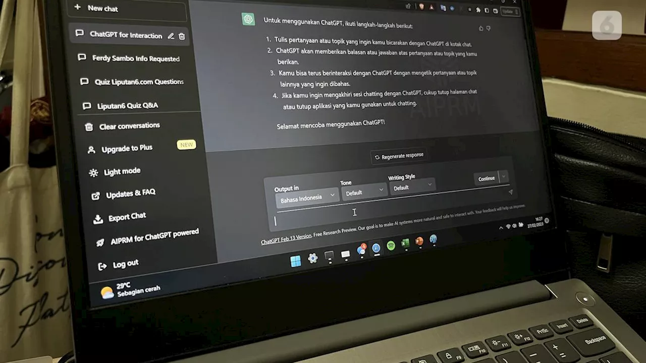 Top 3 Tekno: Aplikasi ChatGPT Hadir di Windows Bikin Penasaran