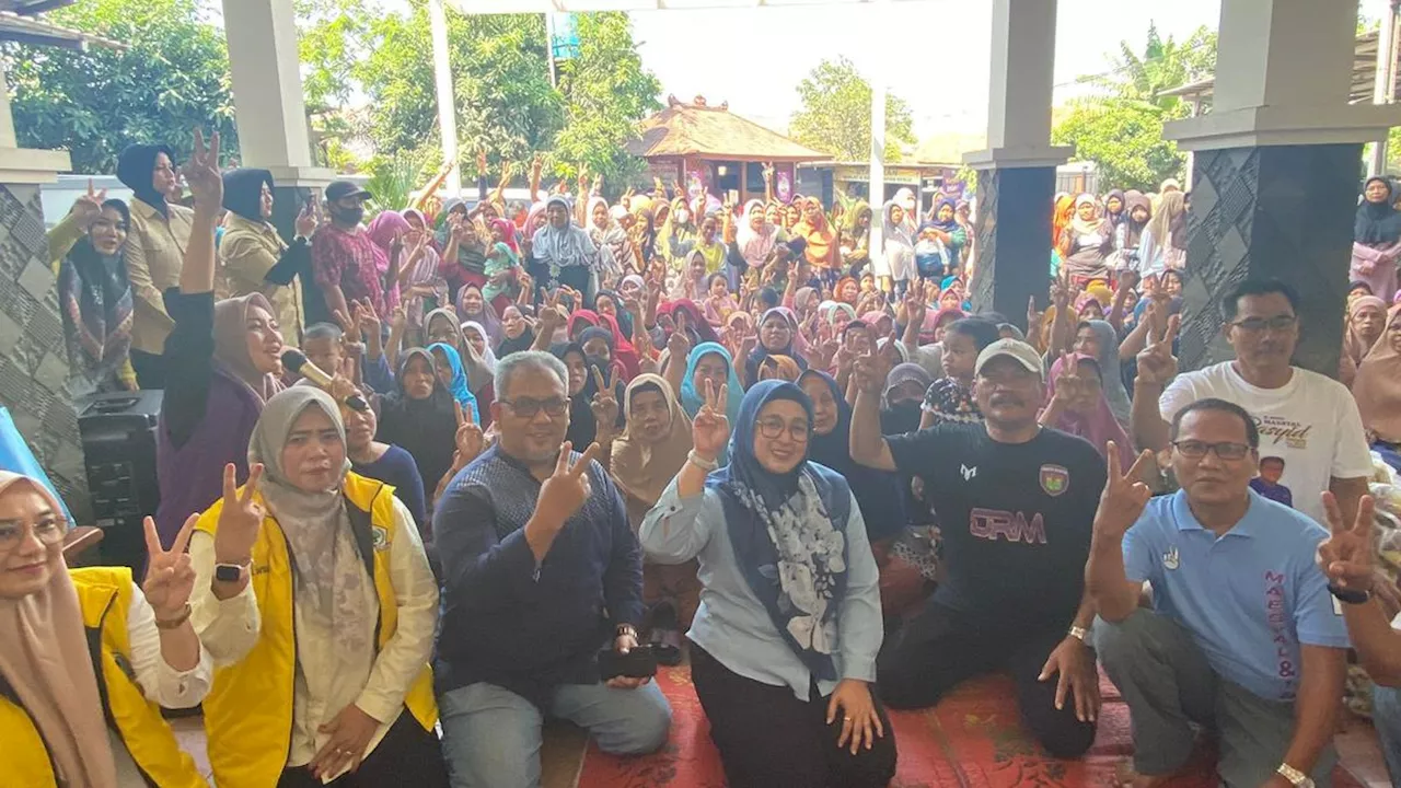 Warga Sukadiri Berbondong-bondong Dukung Maesyal-Intan di Pilbup Tangerang