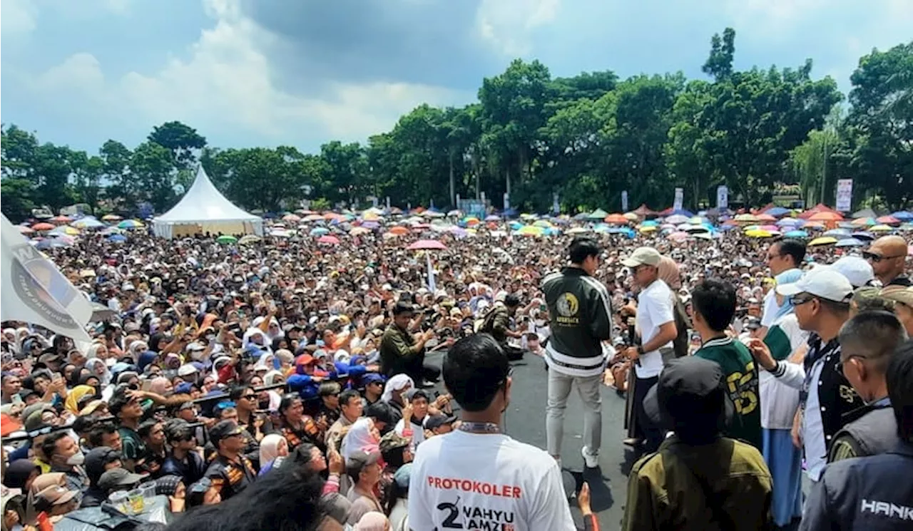 Lesti Kejora dan Rizky Billar Ramaikan Kampanye Akbar Paslon Calon Bupati Cianjur, Wahyu-Ramzi