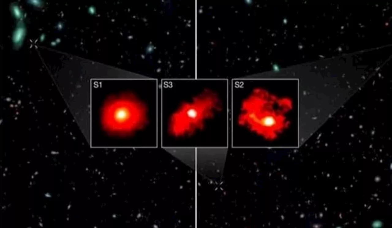 Penemuan Tiga Galaksi Monster Merah Patahkan Teori Pembentukan Galaksi