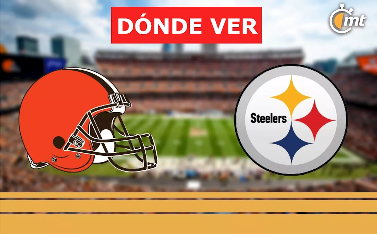 Browns vs Steelers: ¿A qué hora y dónde VER Thursday Night Football Semana 12 de la NFL?