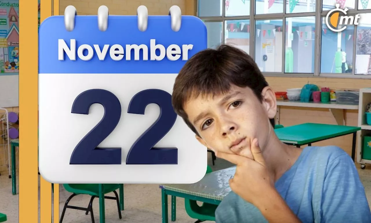 ¿Por qué no habrá clases este viernes 22 de noviembre? Esto dice la SEP