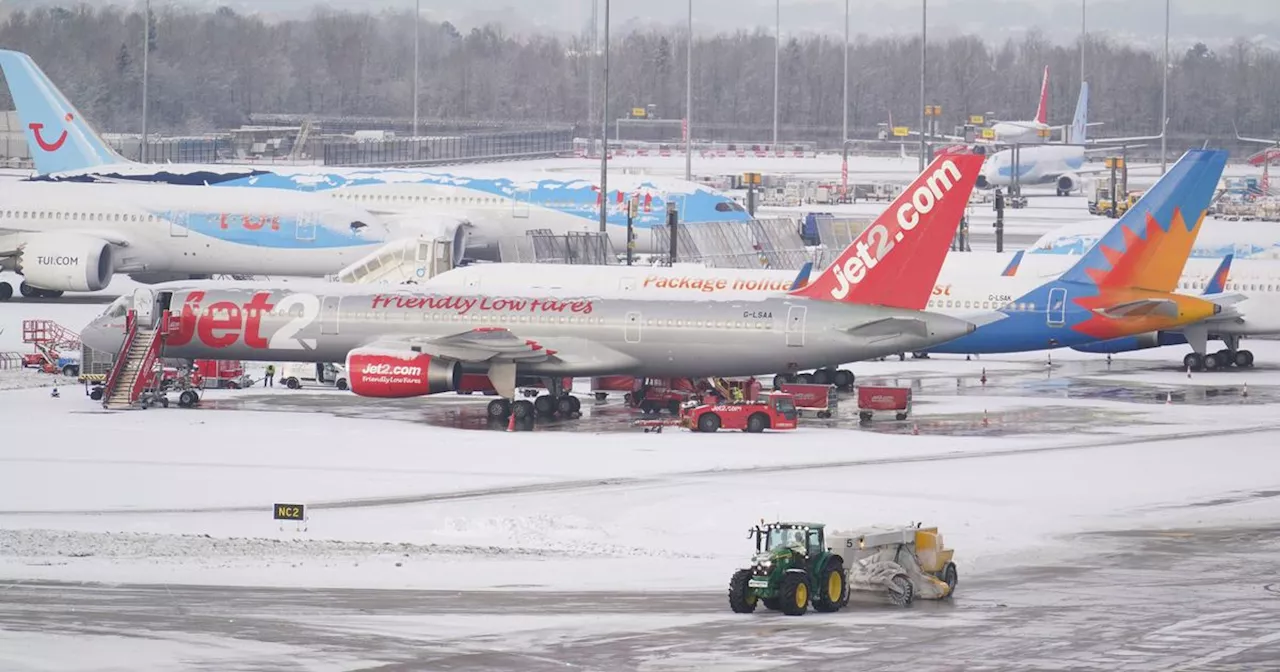 Storm Bert travel warning issued to Manchester Airport passengers