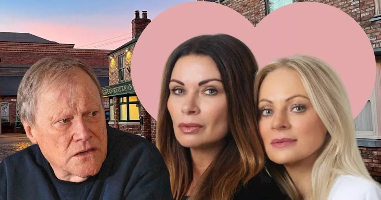 Roy unites soon-to-be loved up Carla and Lisa in Coronation Street