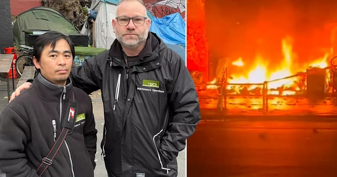 Fire destroyed a central London homeless camp. These heroes are rebuilding it