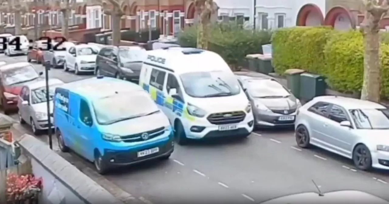 Police officer sacked for hitting cars while driving and eating