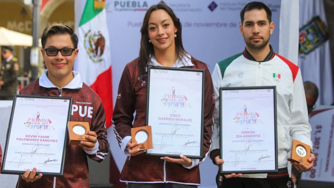 Entregan el Premio Estatal del Deporte Puebla 2024 a atletas reconocidos