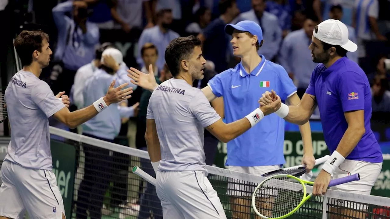 Copa Davis: Argentina cayó ante Italia y quedó eliminada en cuartos de final