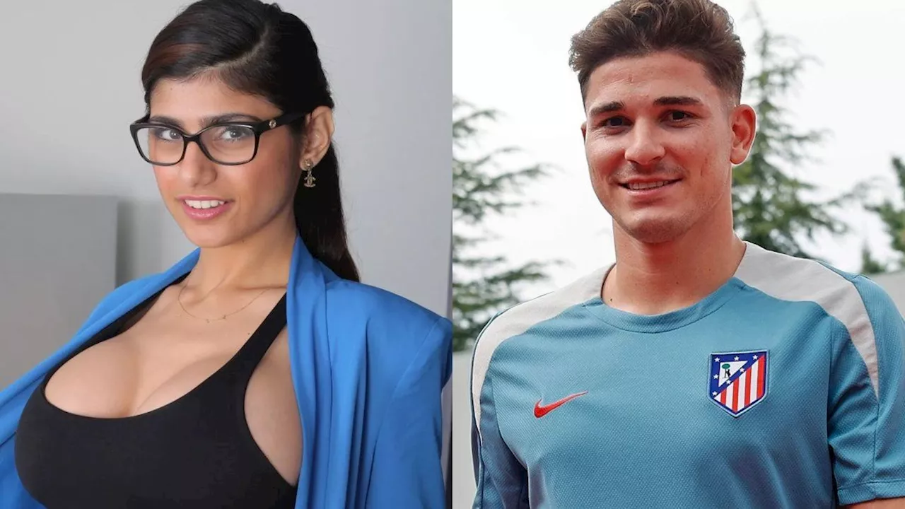 Mia Khalifa salió al cruce de los rumores de romance con Julián Álvarez: qué dijo