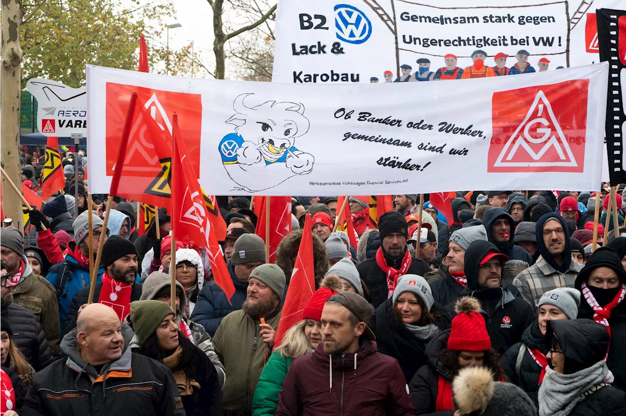 VW-Tarifrunde ohne Ergebnis - Warnstreiks ab Dezember