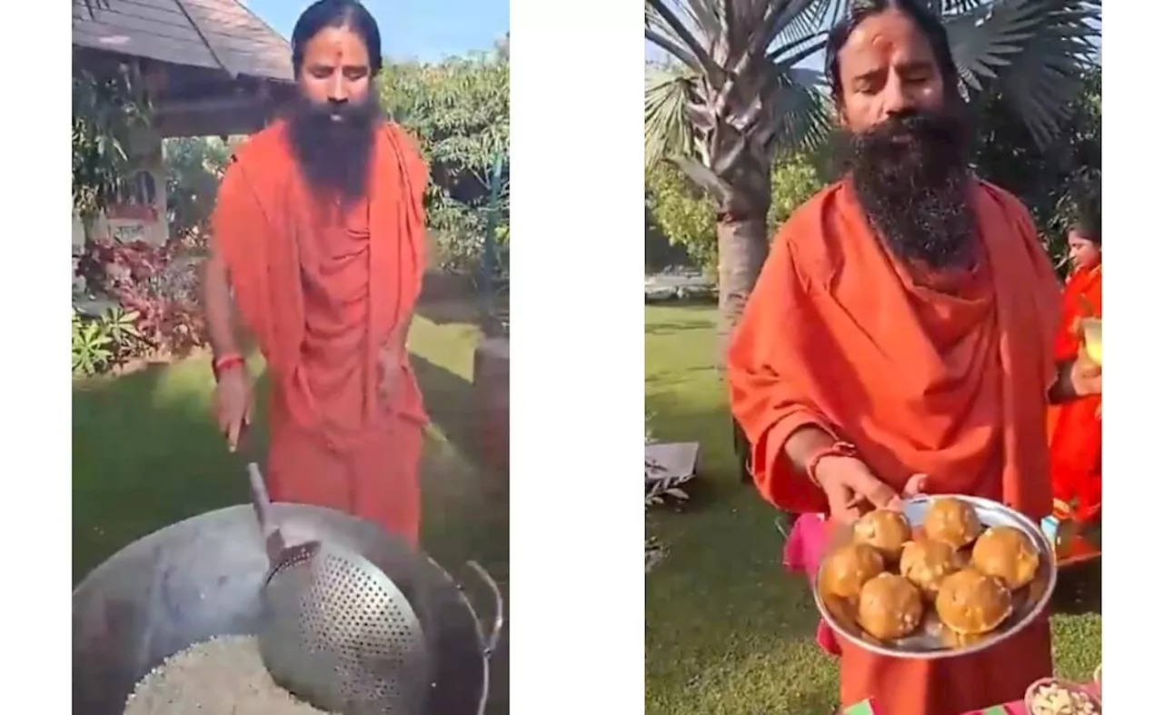 Baba Ramdev ने बताया कैसे बनाया जाता है दुनिया का सबसे बलवर्धक गोंद का लड्डू, खाने पर शरीर को मिलती है मजबूती 