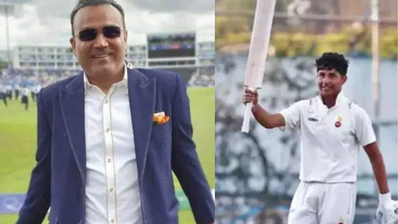 Virender Sehwag: 34 चौके, 2 छक्के, वीरेंद्र सहवाग के बेटे ने मचाई तबाही, सिर्फ इतनी गेंदों पर ठोका दोहरा शतक