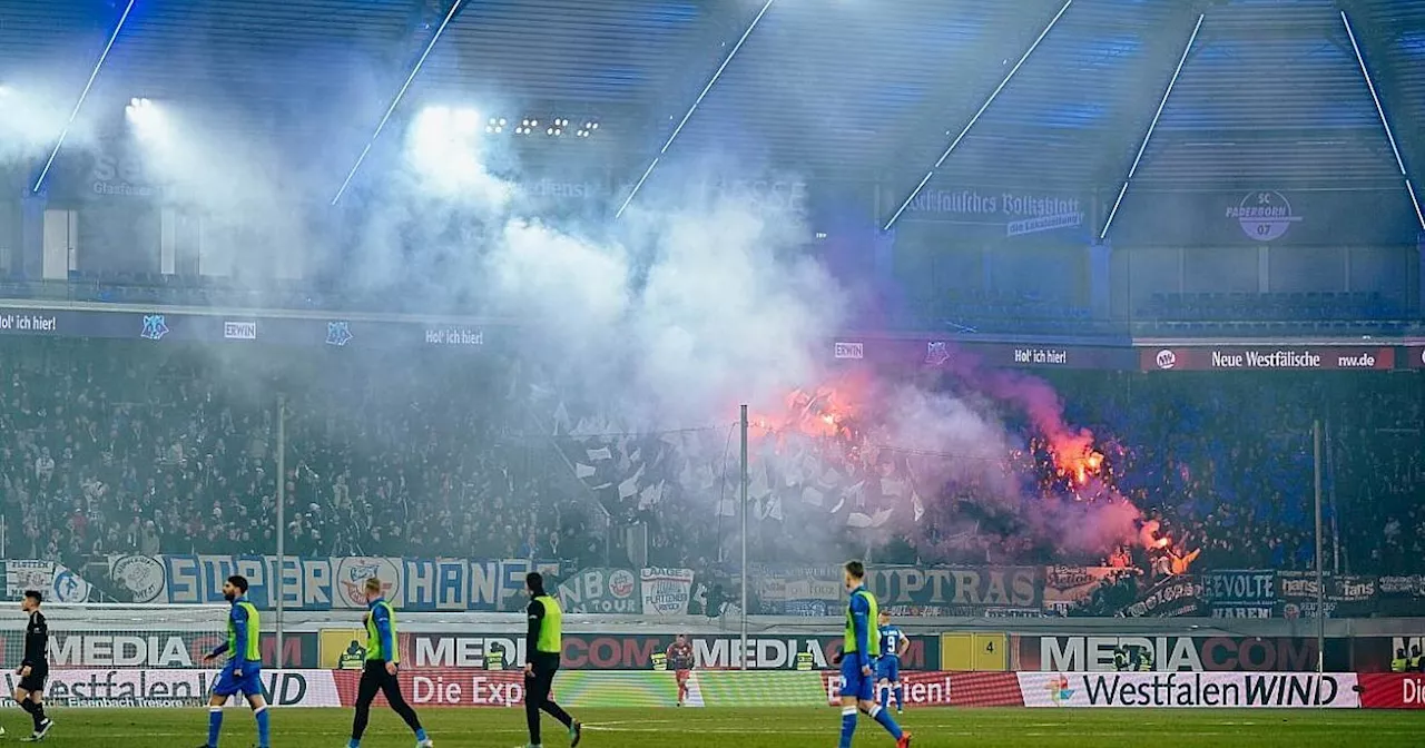 Fan-Randale beim SC Paderborn: Hansa Rostock beteiligt sich an den Kosten