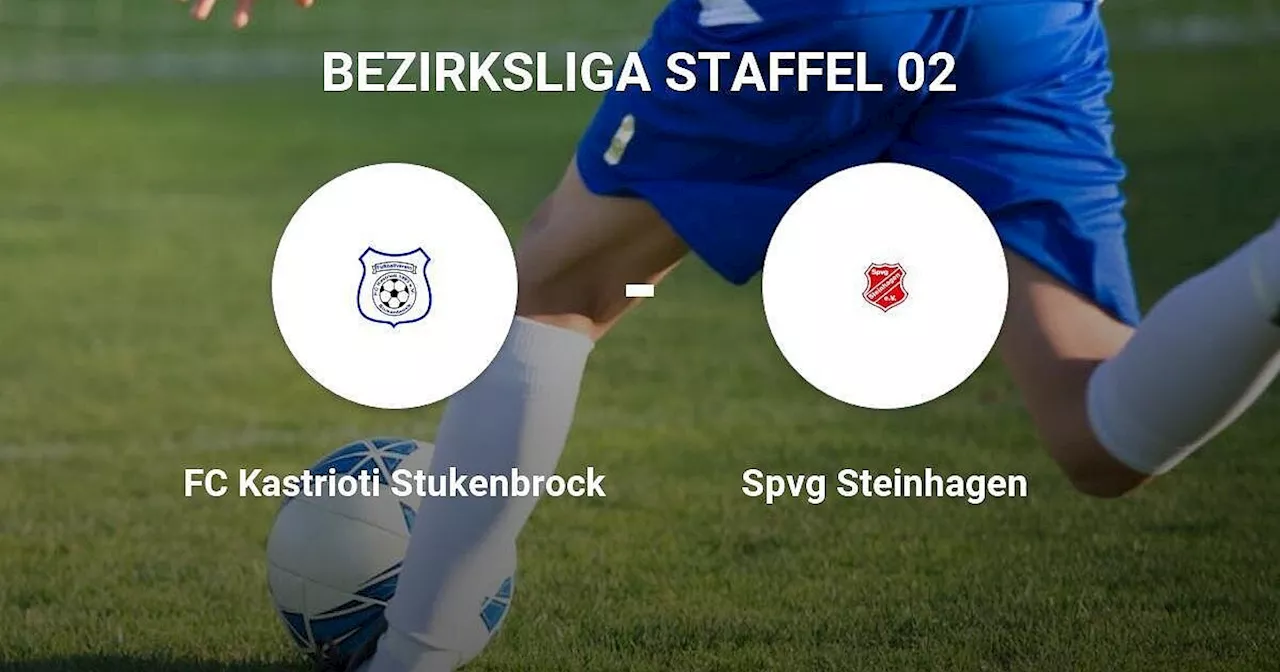 FC Kastrioti Stukenbrock verliert gegen Spvg Steinhagen