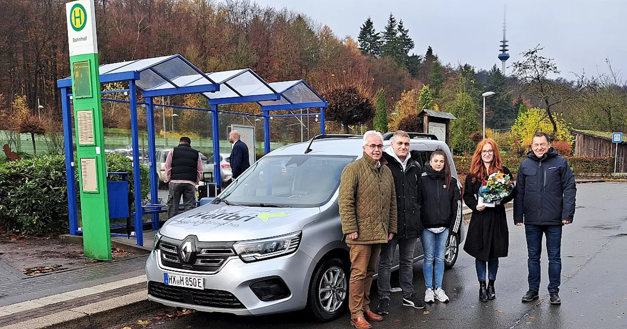 Holibri in Willebadessen: Blumen für die 10.000. Passagierin