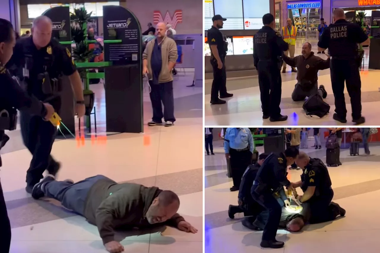 Drunk man tased at Dallas Love Field Airport after he's denied boarding: video