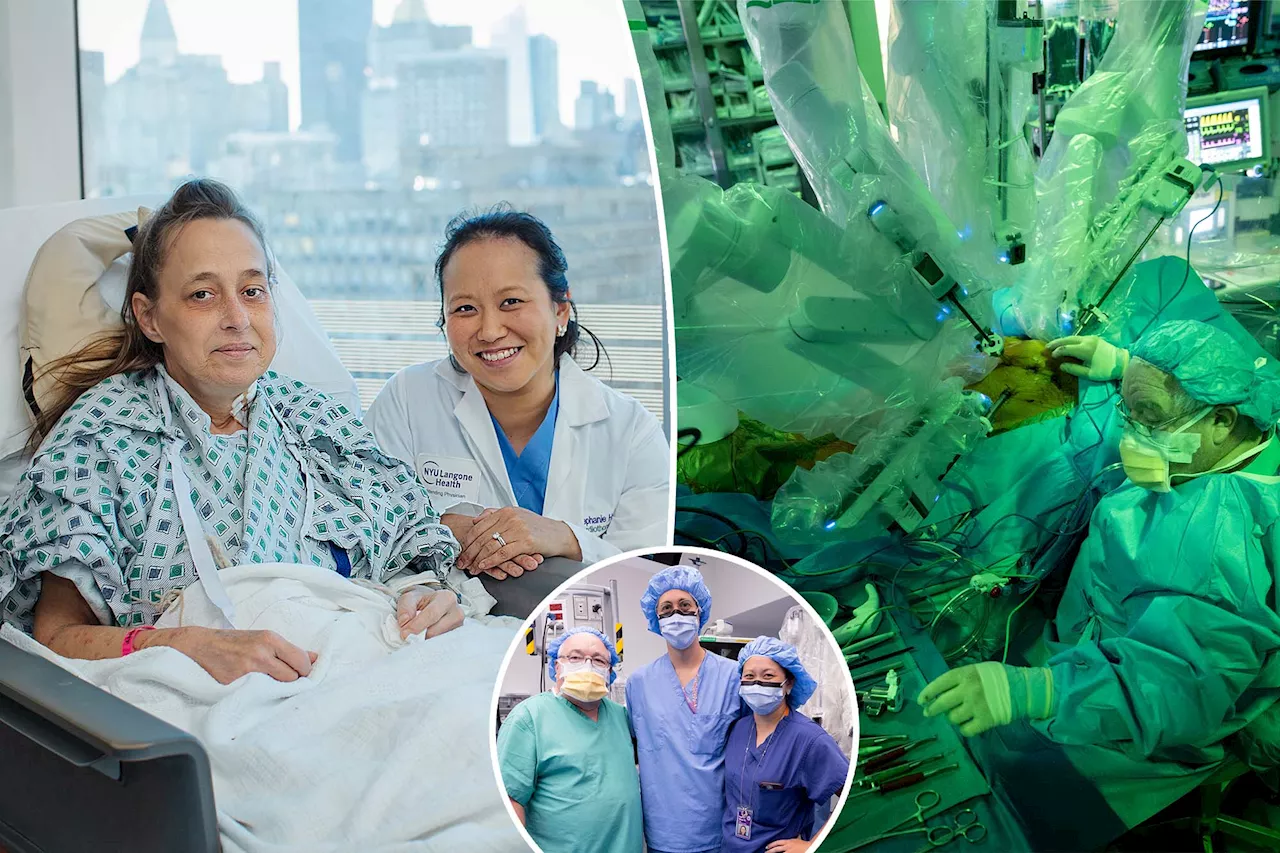 NY woman receives first fully robotic double lung transplant: 'An unbelievable thing'