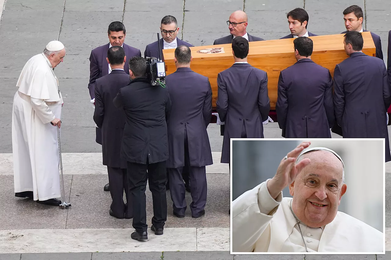 Pope Francis refuses glitzy burial -- opts for wooden casket as he simplifies papal funeral rites