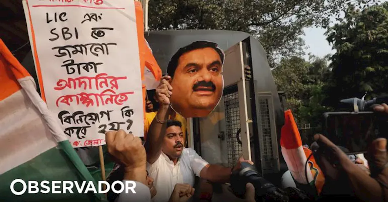 Ações do grupo indiano Adani caem após acusação de magnata nos Estados Unidos