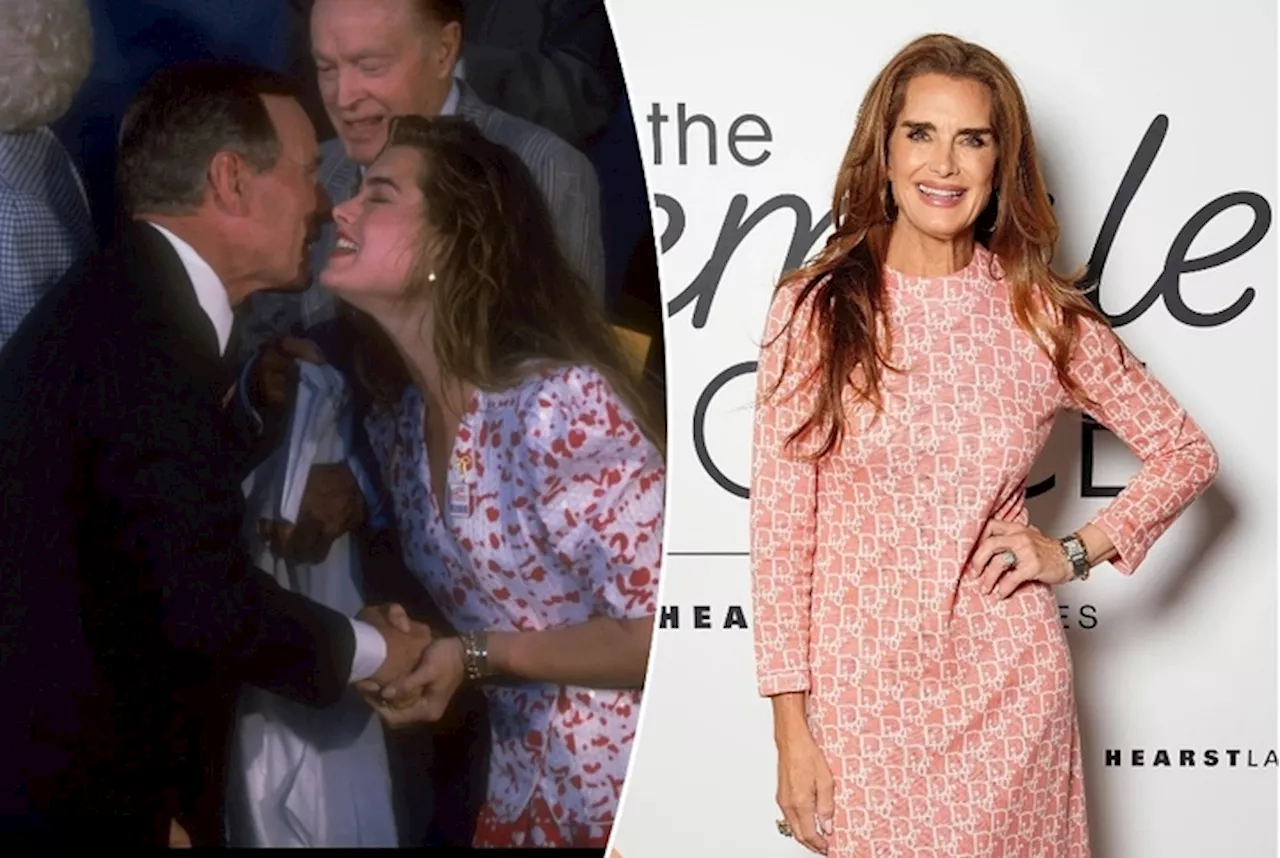 Brooke Shields got boyfriend advice from 'confidant' George H.W. Bush