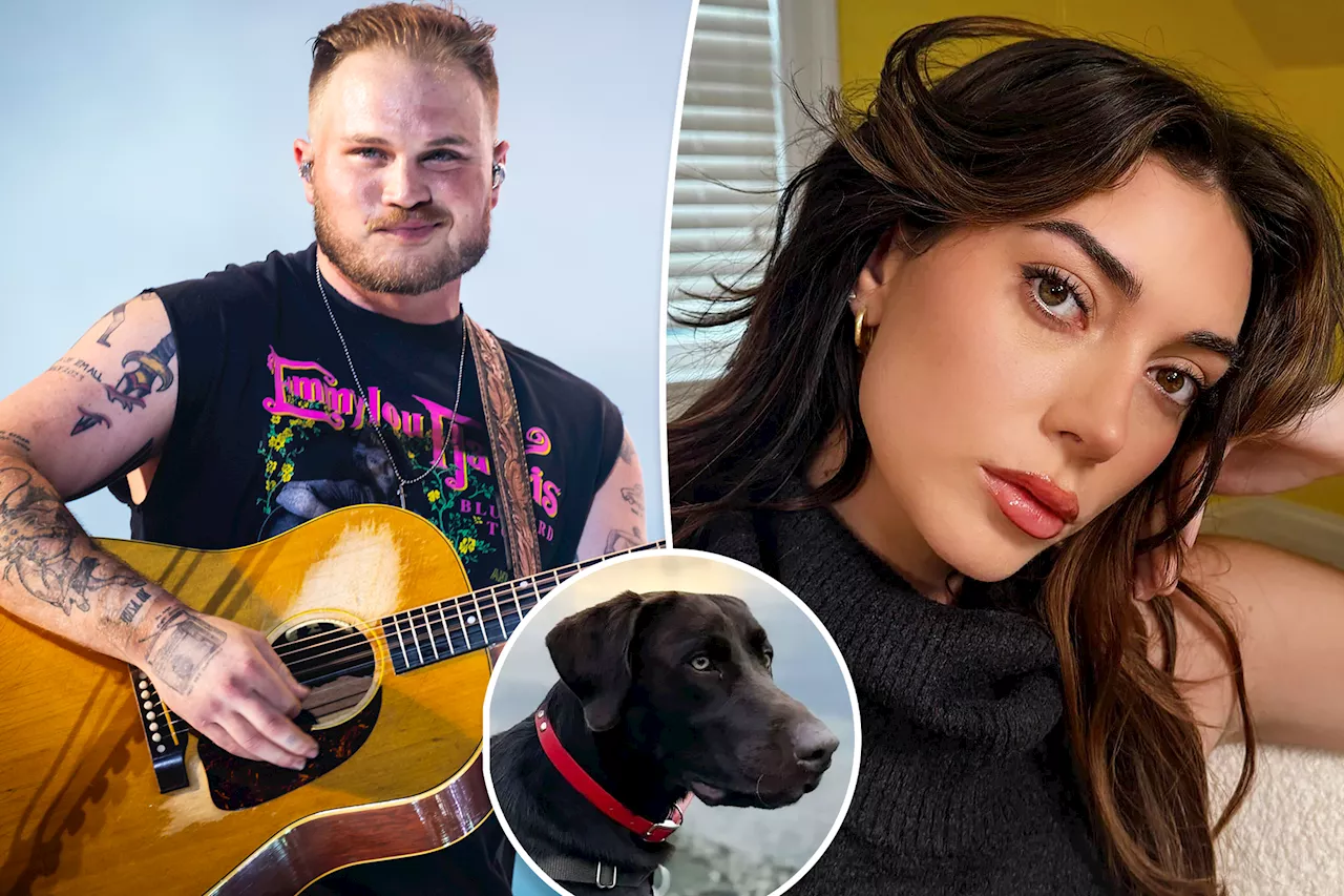 Zach Bryan skips CMAs amid messy Brianna Chickenfry breakup, hangs out with dog