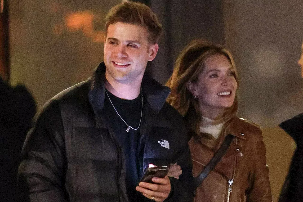 Meghann Fahy and Leo Woodall Stroll Arm-in-Arm on New York City Date Night