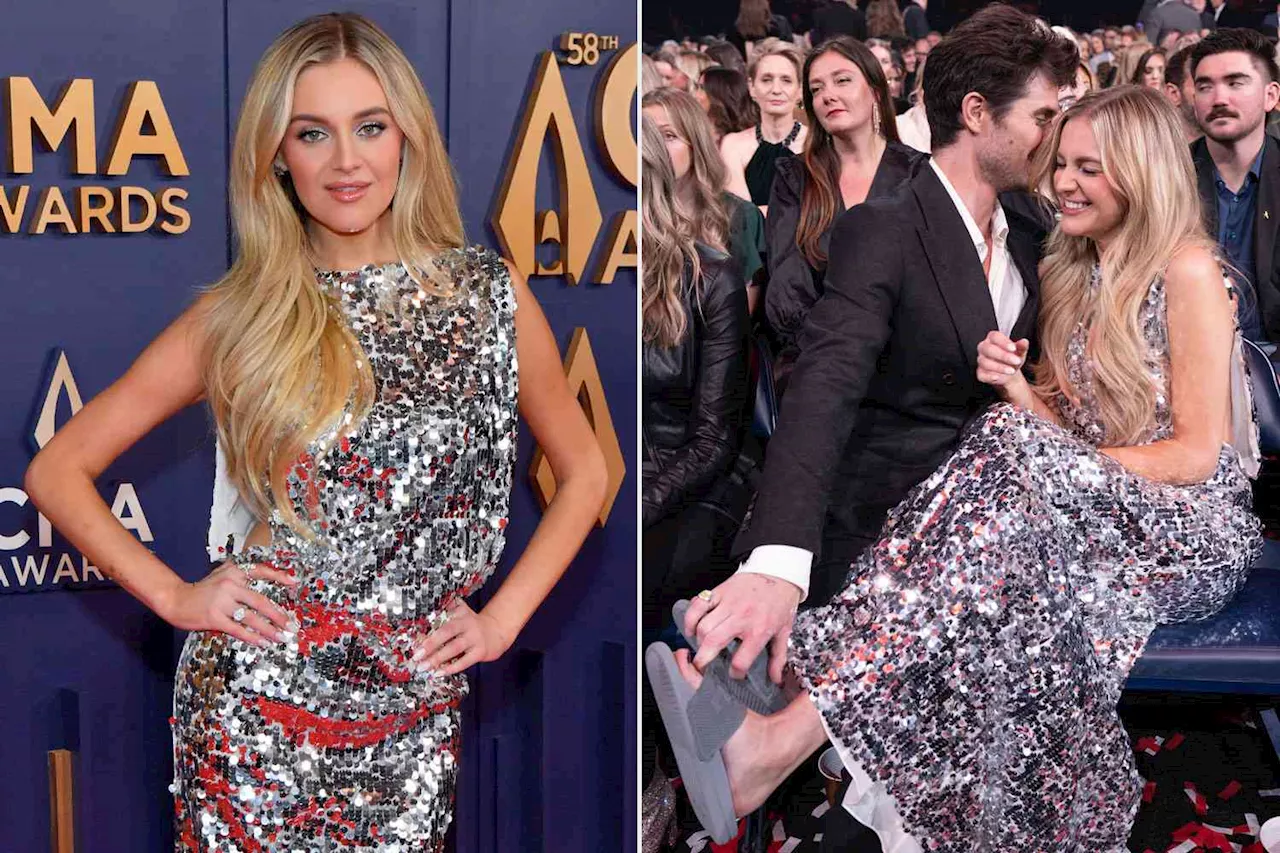 Kelsea Ballerini Puts Function Over Fashion and Changes Into Cozy Slides During the 2024 CMA Awards