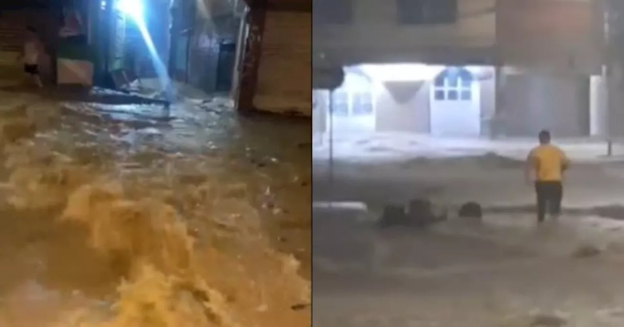 Impresionantes videos de la inundación de Mesitas del Colegio por desbordamiento de una quebrada, en Cundinamarca