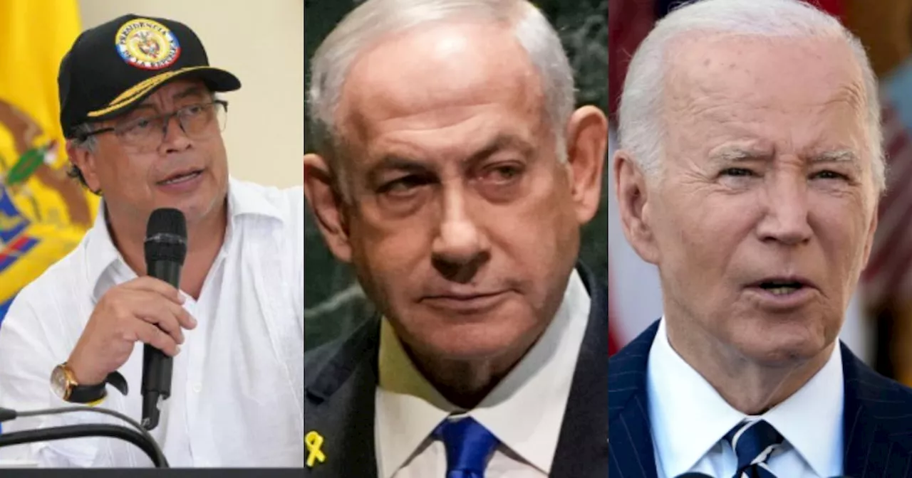 Petro se pronuncia a la orden de arresto de Netanyahu lanzándole dardo al presidente Joe Biden