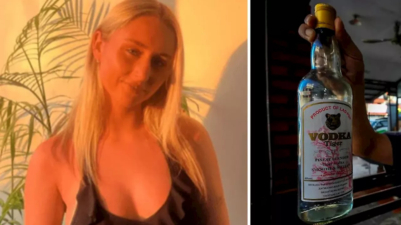 Australische Teenagerin Bianca Jones (19) trinkt vergifteten Alkohol in Laos