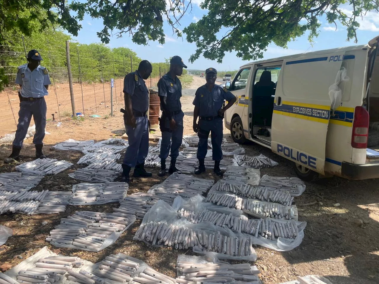 Major breakthrough as two suspects nabbed with illegal explosives worth R2 million in Makhado