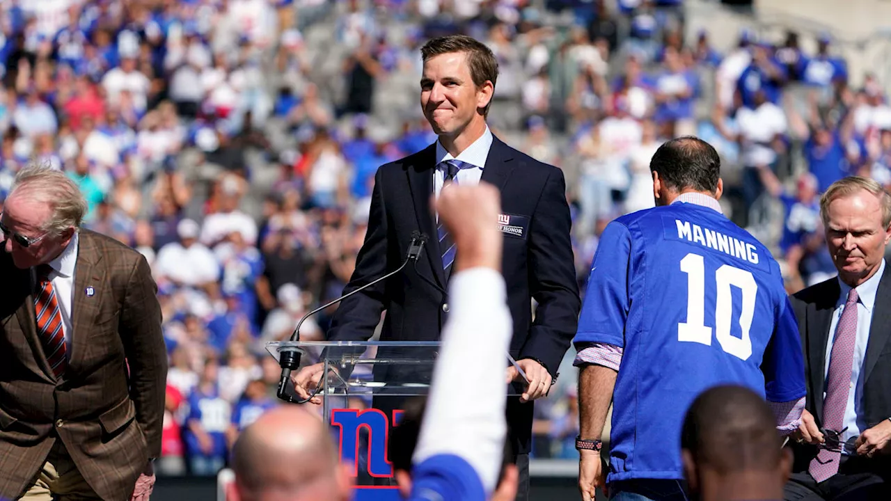 Retired Giants QB Eli Manning Makes List of 25 Semifinalists for Hall of Fame